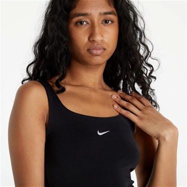 Trikók Nike Sportswear Essential Cami Tank Fekete | DH1345-010, 4