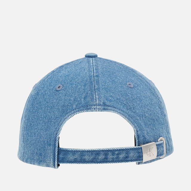 Farmer CALVIN KLEIN Jeans Logo-Embroidered Denim Cap Kék | K60K6119790HC