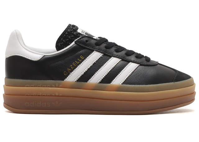 Sneakerek és cipők adidas Originals Gazelle Bold atmos Black White Gum Fekete | IG1733