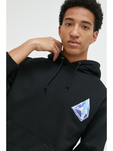 Sweatshirt HUF Tesseract Triple Triangle Pullover Hoodie Fekete | pf00515