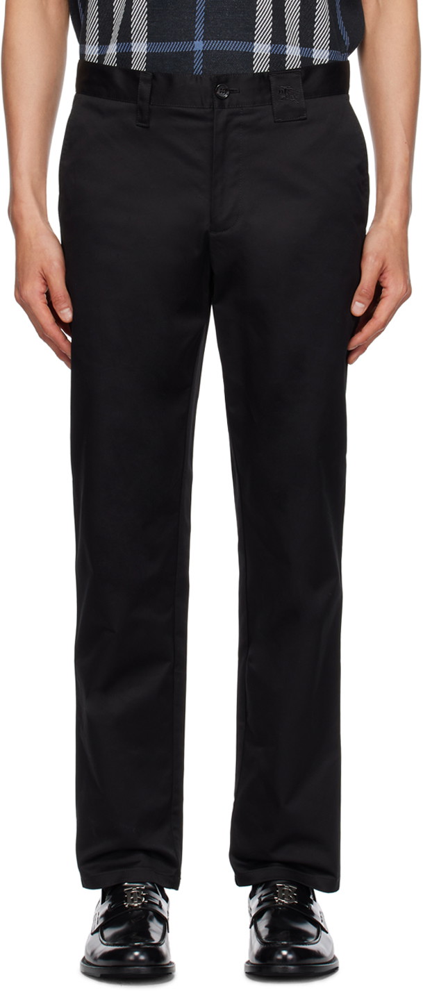 Nadrág Burberry Embroidered Trousers Fekete | 8070608