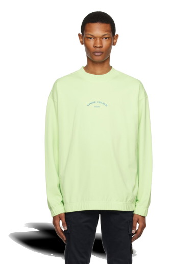 Pulóver Stone Island Garment-Dyed Zöld | 7815652X2