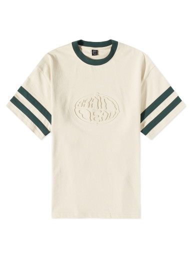 Póló Brain Dead Embossed Worldwide Football Tee Bézs | BDP23T00003048WH02