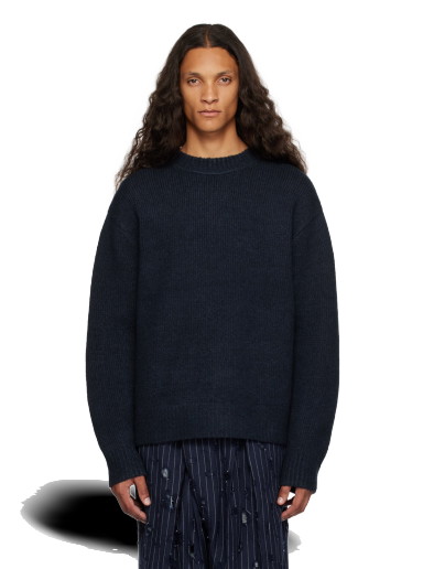 Pulóver Acne Studios Crewneck Sötétkék | B60278-