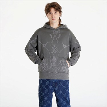 Sweatshirt DAILY PAPER Secret Rhythm Oversized Hoodie Szürke | 2411005, 0