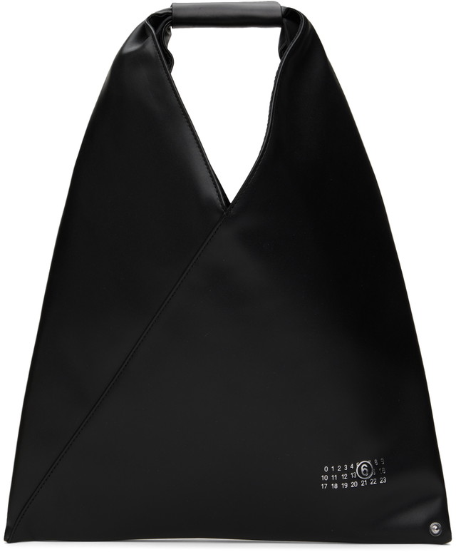 Vászontáskák Maison Margiela MM6 Small Triangle Tote Fekete | S54WD0043 P6643