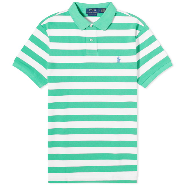 Pólóingek Polo by Ralph Lauren Bold Stripe Polo Shirt Zöld | 710934552004