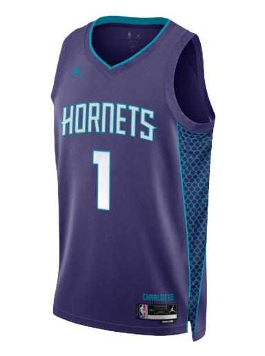 Sportmezek Jordan Dri-FIT NBA Charlotte Hornets Statement Edition 2022 Swingman Jersey Sötétkék | DO9520-567