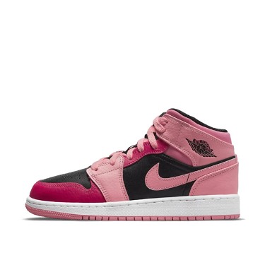 Sneakerek és cipők Jordan Air Jordan 1 Mid GS "Coral Chalk" Rózsaszín | 554725-662, 2