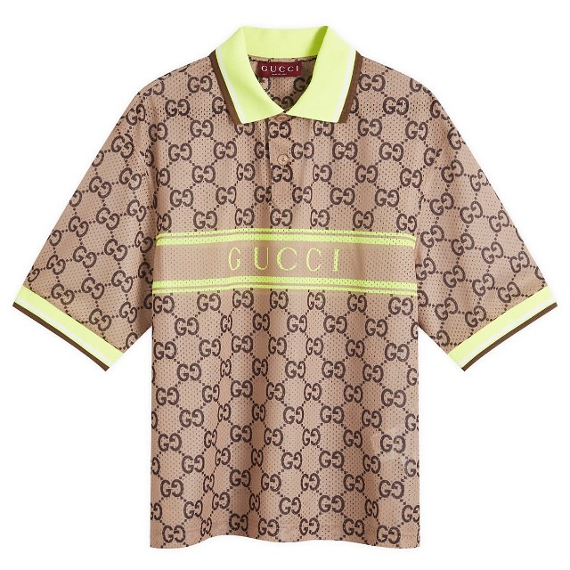 Pólóingek Gucci GG Monogram Logo Polo Bézs | 787890-XJGJ3-2270
