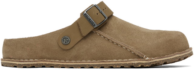 Sneakerek és cipők Birkenstock Taupe Regular Lutry Premium Suede Loafers Bézs | 1025293