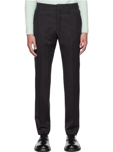 Nadrág AMI Pinstripe Trousers Fekete | HTR004.272