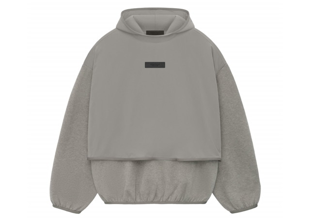 Sweatshirt Fear of God Core Collection Nylon Fleece Hooded Sweatshirt Dust/Heather Grey Szürke | 202SU244321F