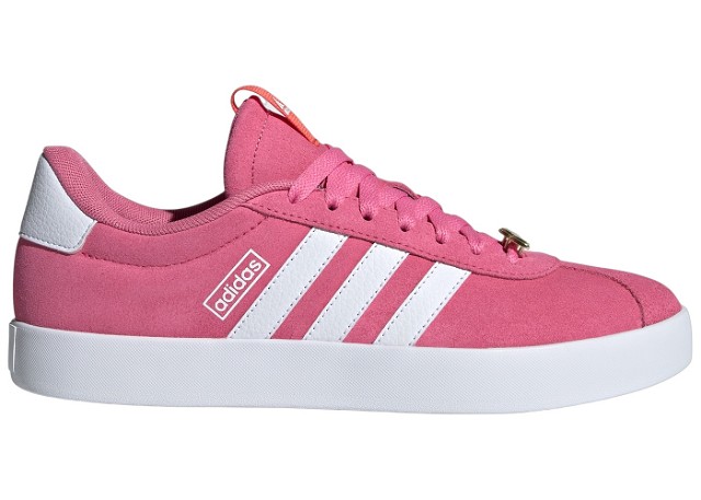 Sneakerek és cipők adidas Performance Vl Court 3.0 Pink Fusion Cloud White Bright Red W Rózsaszín | ID9075