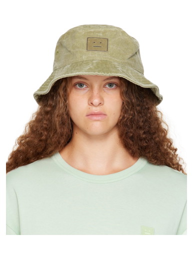 Kalapok Acne Studios Patch Bucket Hat Zöld | C40288-