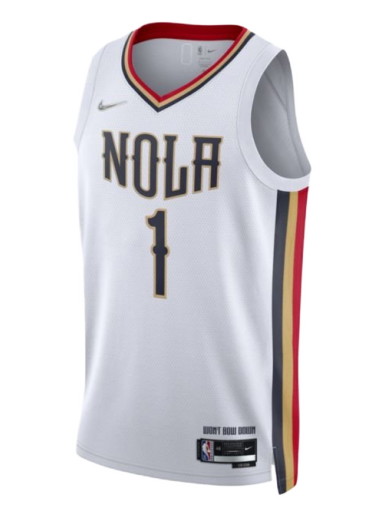 Sportmezek Nike New Orleans Pelicans City Edition NBA Swingman Fehér | DB4037-100