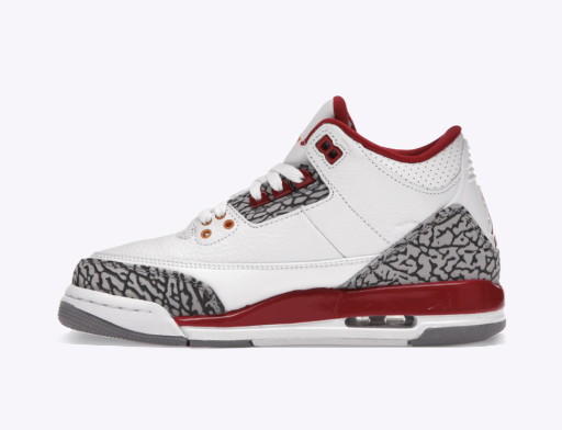 Sneakerek és cipők Jordan Air Jordan 3 Retro "Cardinal Red" GS Fehér | 398614-126