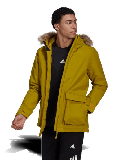 Parkák adidas Originals Utilitas Hooded Parka Zöld | HG8720