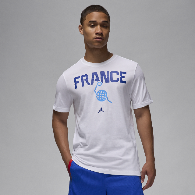 Póló Nike France Basketball Tee Fehér | FQ3663-100