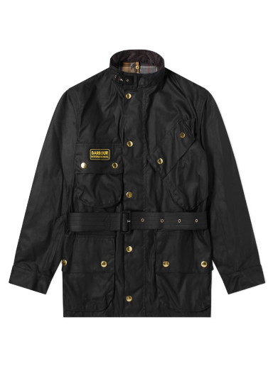 Dzsekik Barbour International Original Wax Jacket Fekete | MWX0004BK51