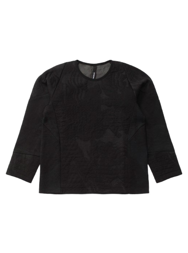 Sweatshirt BYBORRE Weightmap Sweater Fekete | E11-MID-525-000