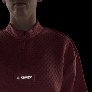 Sweatshirt adidas Originals Terrex Hike 1/2 Zip Fleece Rózsaszín | HH9275, 2
