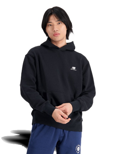 Sweatshirt New Balance Hoodie Fekete | MT33586BK