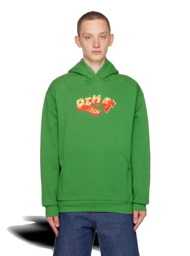 Sweatshirt Dime Swiss Hoodie Zöld | DIME23D1F14GRN