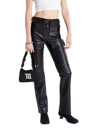 Vegan Leather Moto Trousers