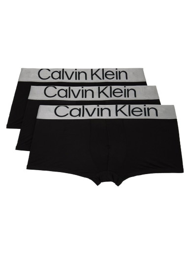 Boxerek CALVIN KLEIN Underwear Three-Pack Black Reconsidered Steel Boxers Fekete | NB3074G