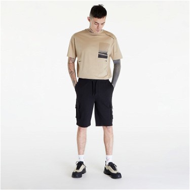 Rövidnadrág CALVIN KLEIN Jeans Texture Hwk Shorts Black Fekete | J30J325136 BEH, 2