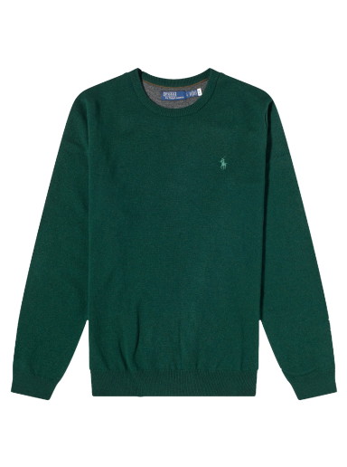 Sweatshirt Polo by Ralph Lauren Polo Ralph Lauren Lambswool Crew Knit Hunt Club Zöld | 710876714002