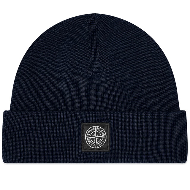 Knitted Patch Beanie