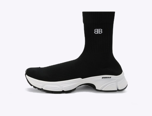 Sneakerek és cipők Balenciaga Speed 3.0 Sneakers "Black & White" Fekete | 654466 W2DN1