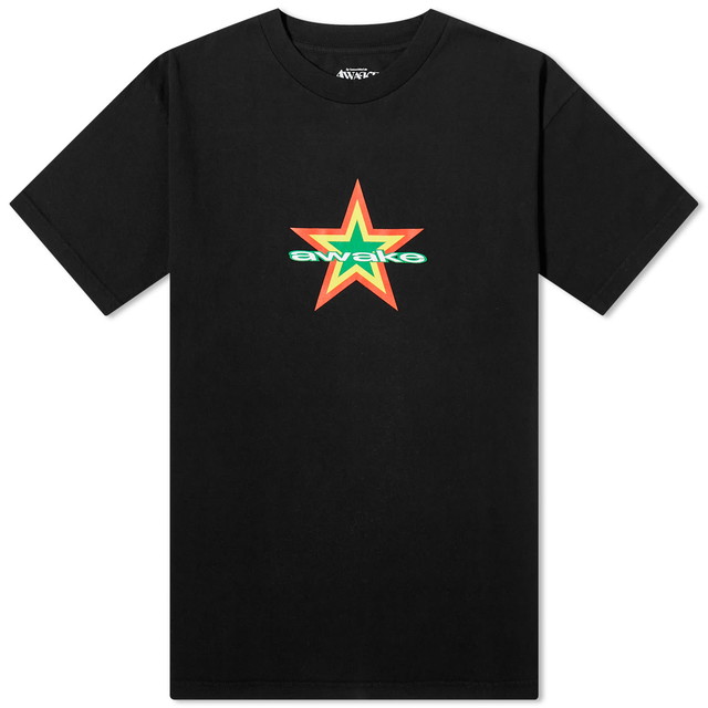 Póló Awake NY Star Logo T-Shirt Fekete | AWK-FW23-TS005-BLK