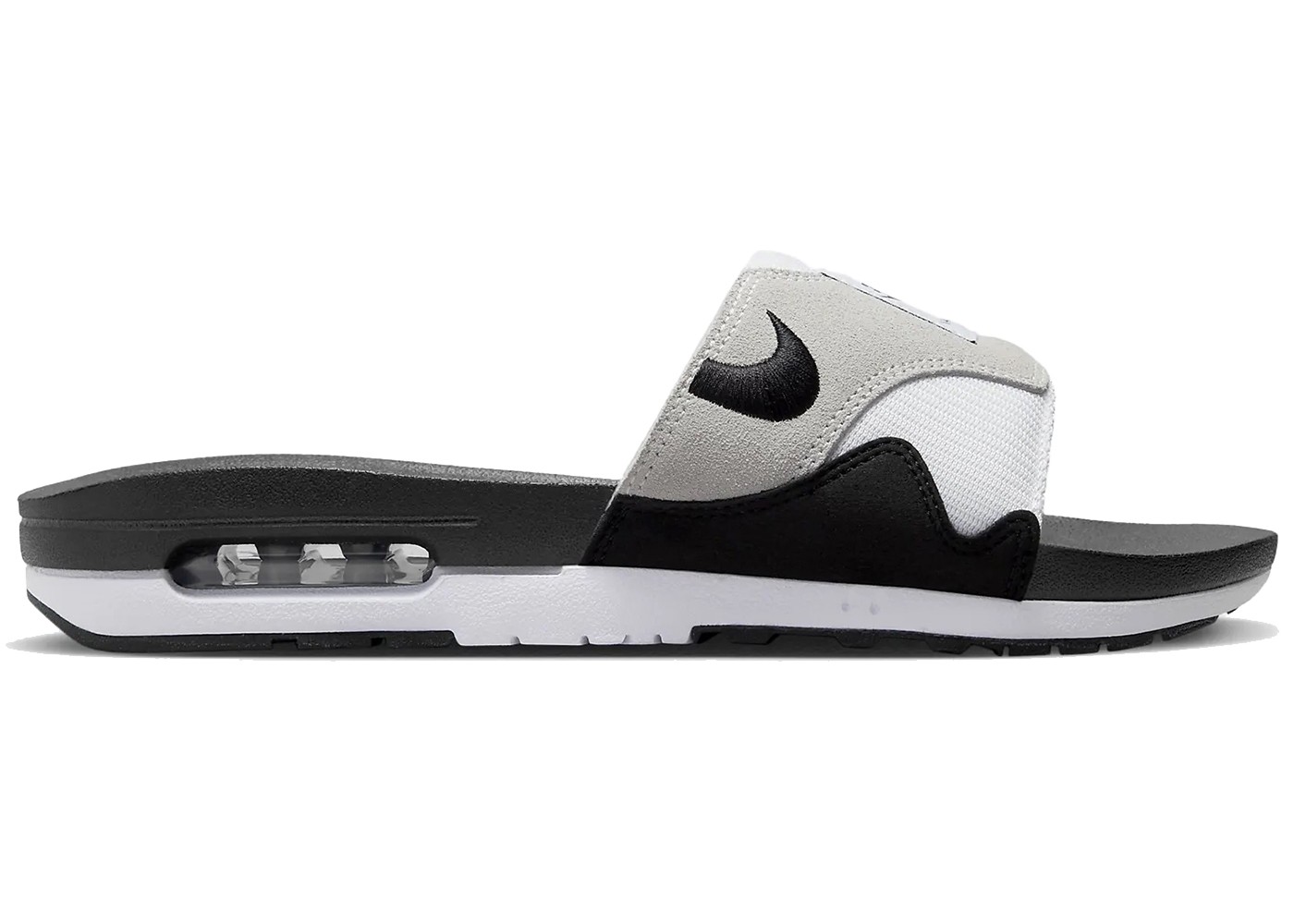 Sneakerek és cipők Nike Air Max 1 Slide White Black Fehér | DH0295-102, 0