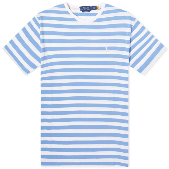 Póló Polo by Ralph Lauren Stripe T-Shirt "Summer Blue/White" Kék | 710926999002