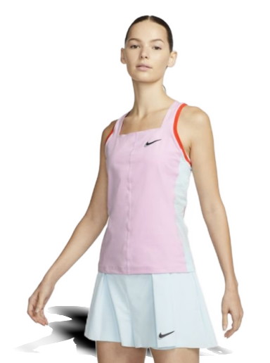 Trikók Nike Dri-FIT Slam Tennis Tank Rózsaszín | DR6795-676