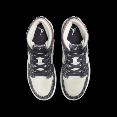 Sneakerek és cipők Jordan Air Jordan 1 Mid SE "Floral Canvas" GS Szürke | FJ3451-001, 2