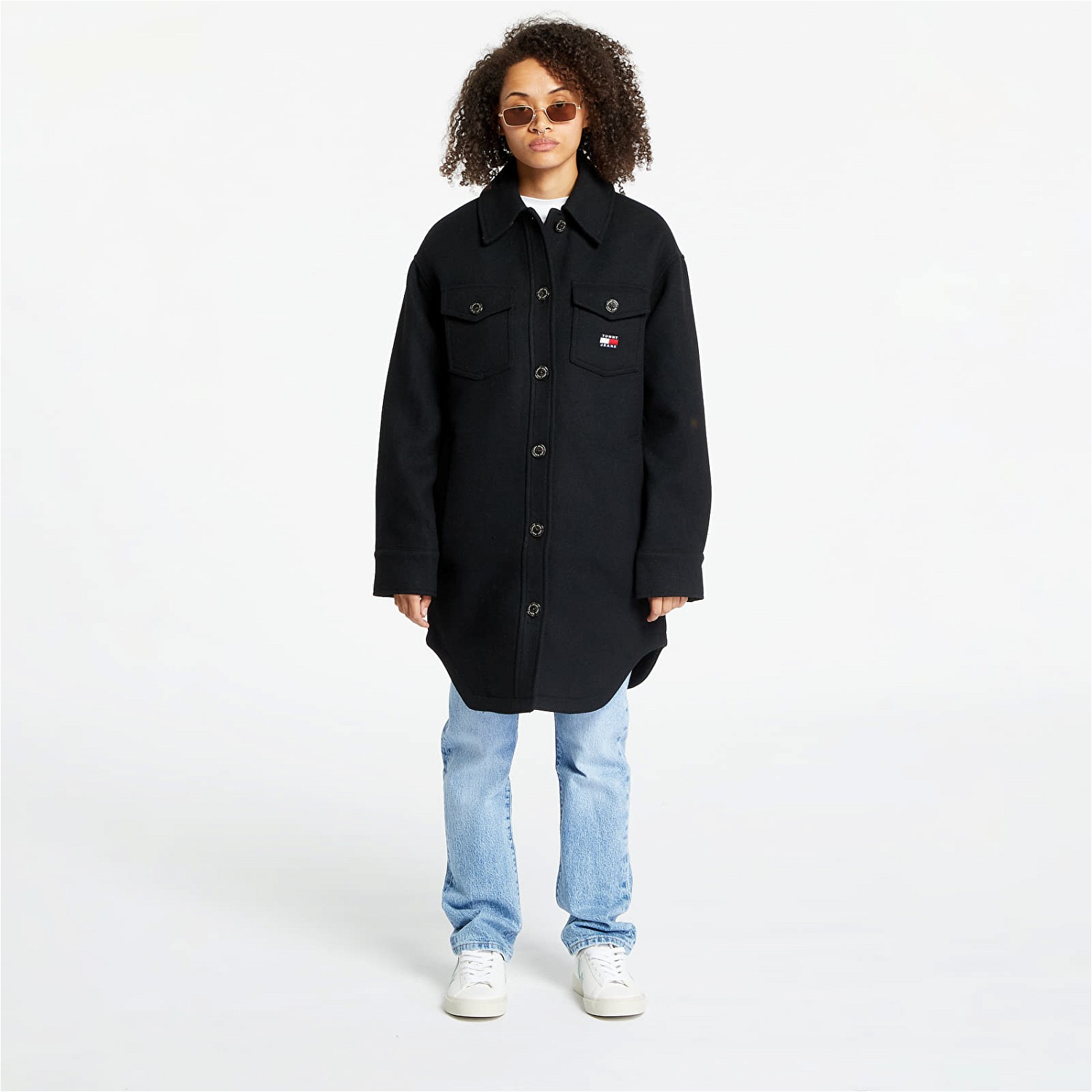 Kabátok Tommy Hilfiger Wool Coat Fekete | DW0DW16898 BDS, 0