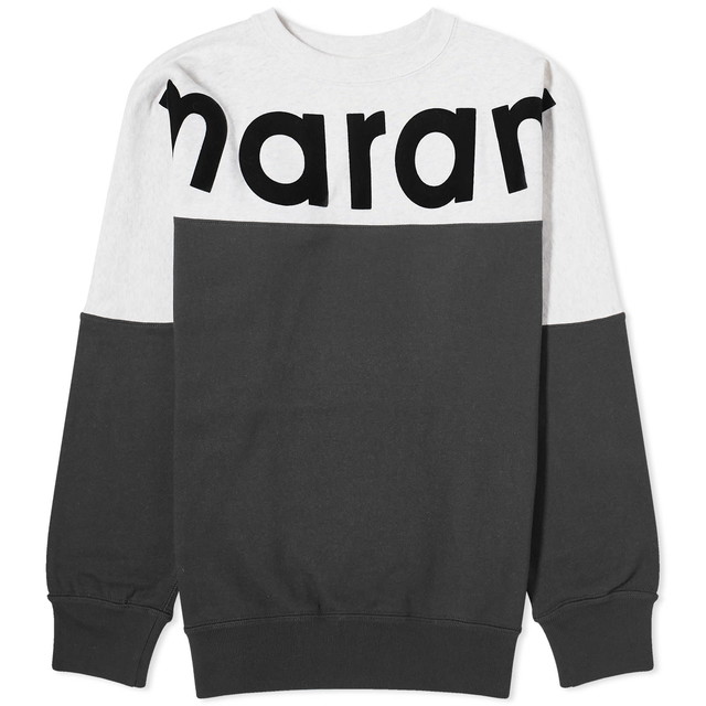 Sweatshirt ISABEL MARANT Howley Colour Block Sweatshirt Szürke | 24PSW0031HA-B1M19H-02FK