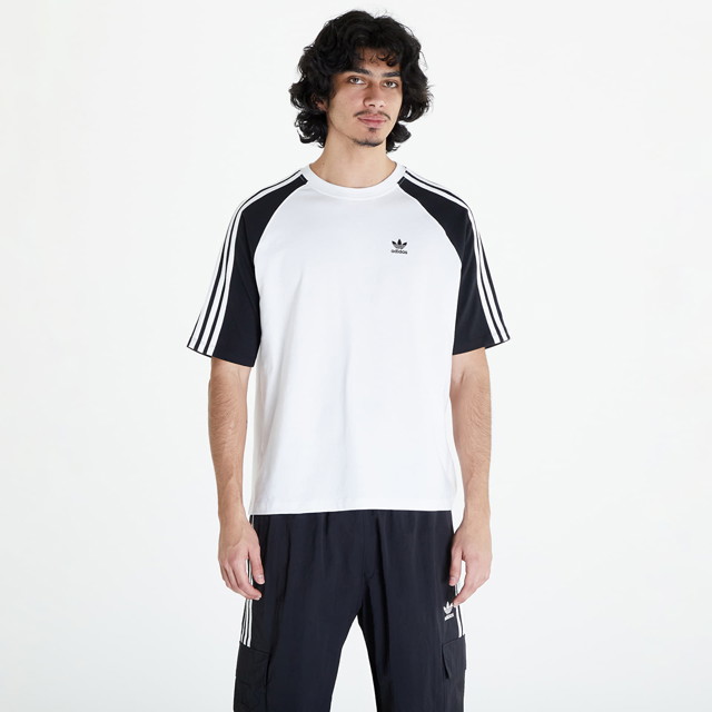 Póló adidas Originals Blocked Tee Os White Fehér | IS4104