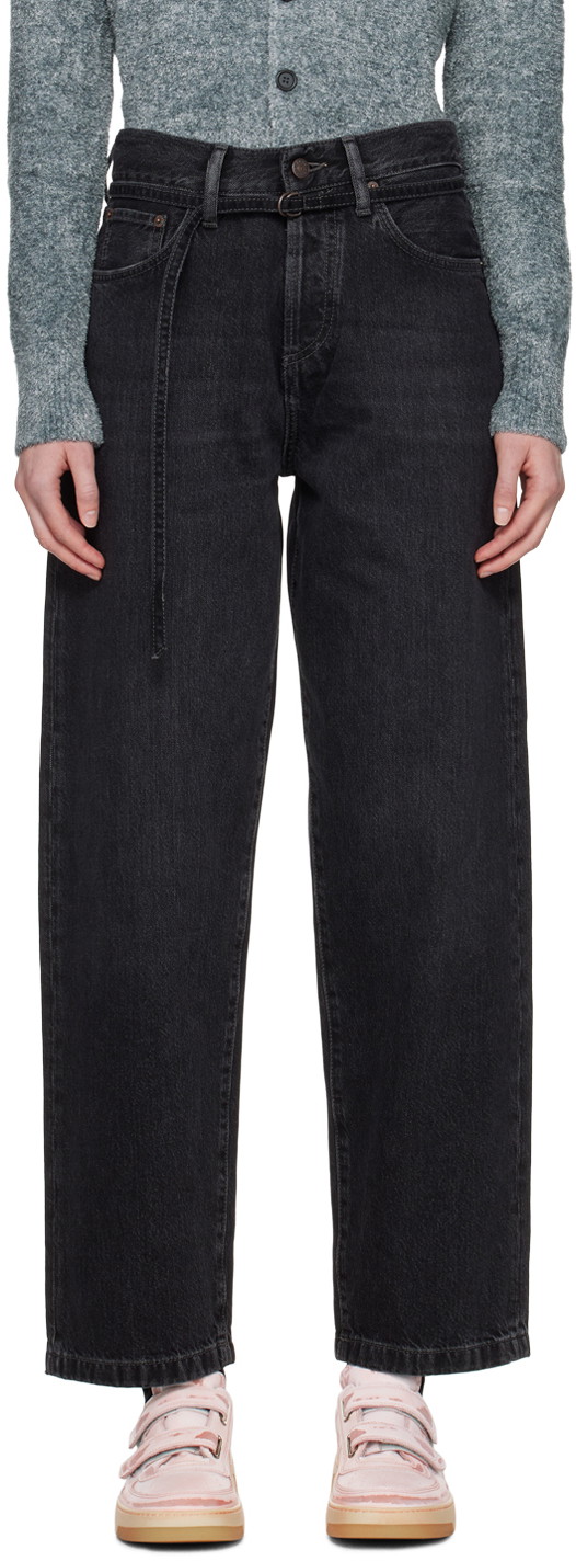 Nadrág Acne Studios 1991 Toj Jeans Fekete | C00067-