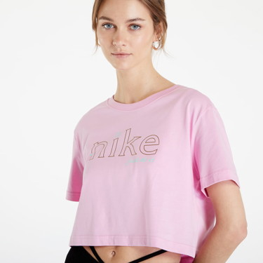 Crop topok Nike Cropped T-Shirt Rózsaszín | DV9947-629, 2