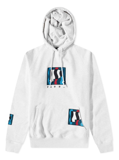 Sweatshirt By Parra Zebra Striped P Hoody Szürke | 49315-ASH