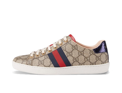 Sneakerek és cipők Gucci Ace 'GG Supreme Navy' (W) Bézs | 499410 K2LH0 9768/499410 96G50 9768