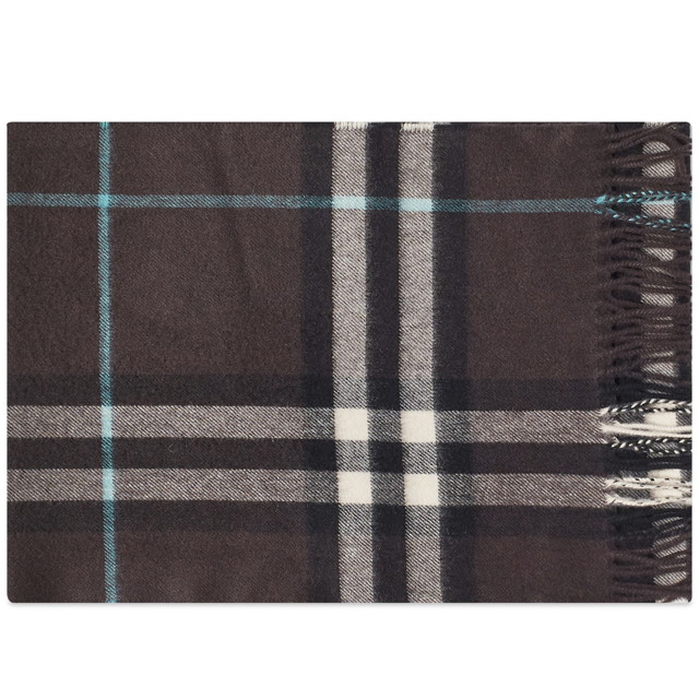 Sálak és kendők Burberry Giant Check Cashmere Scarf Otter Fekete | 8077888-B7326