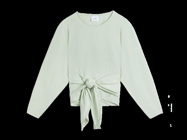 Sweatshirt AXEL ARIGATO Drape Tie-Front Zöld | A2112002