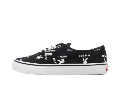 Sneakerek és cipők Vans Authentic Supreme x Playboy Black Fekete | VN-0Q0DD7M