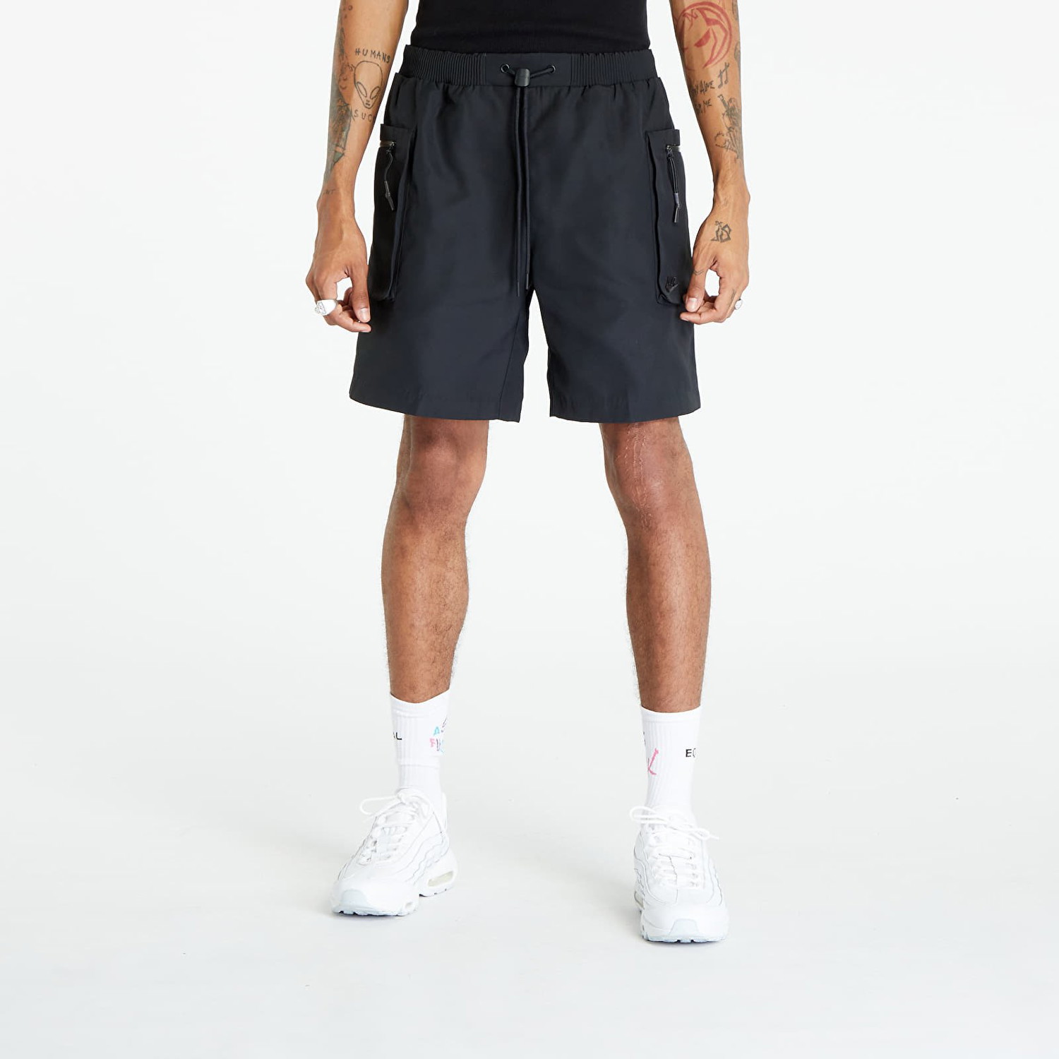 Rövidnadrág Nike Sportswear Tech Pack Men's Woven Utility Shorts Fekete | FB7528-010, 0